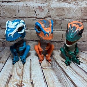 WowWee Fingerlings Untamed T-Rex Scratch & Fury Raptor Ironjaw Tested See Video